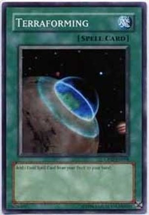 Terraforming (CP02-EN018) - Champion Pack 2 Unlimited - Premium Yugioh Single from Konami - Just $0.24! Shop now at Game Crave Tournament Store