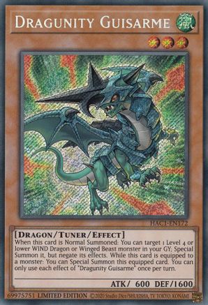 Dragunity Guisarme (HAC1-EN172) - Hidden Arsenal: Chapter 1 Limited - Premium Yugioh Single from Konami - Just $0.55! Shop now at Game Crave Tournament Store
