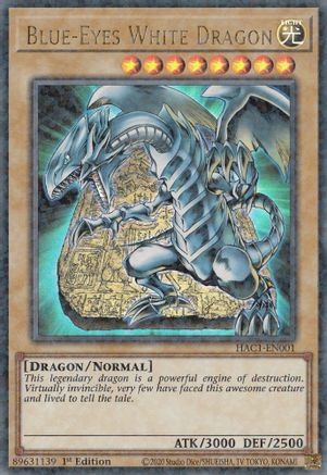 Blue-Eyes White Dragon (Duel Terminal) (HAC1-EN001) - Hidden Arsenal: Chapter 1 1st Edition - Premium Yugioh Single from Konami - Just $0.56! Shop now at Game Crave Tournament Store