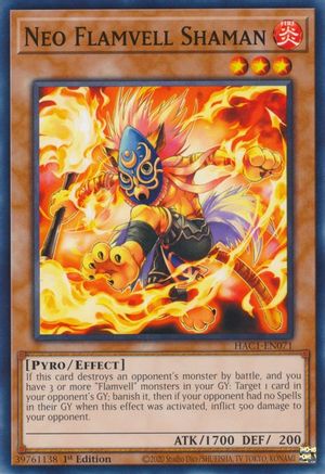 Neo Flamvell Shaman (HAC1-EN071) - Hidden Arsenal: Chapter 1 1st Edition - Premium Yugioh Single from Konami - Just $0.25! Shop now at Game Crave Tournament Store