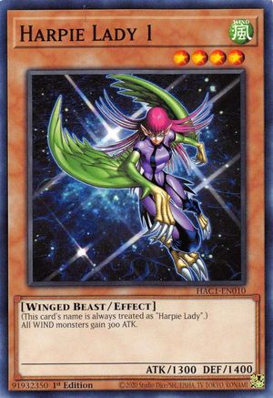 Harpie Lady 1 (HAC1-EN010) - Hidden Arsenal: Chapter 1 1st Edition - Premium Yugioh Single from Konami - Just $0.25! Shop now at Game Crave Tournament Store