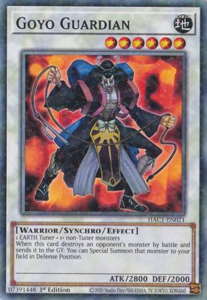 Goyo Guardian (Duel Terminal) (HAC1-EN021) - Hidden Arsenal: Chapter 1 1st Edition - Premium Yugioh Single from Konami - Just $1.37! Shop now at Game Crave Tournament Store