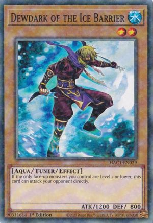 Dewdark of the Ice Barrier (Duel Terminal) (HAC1-EN039) - Hidden Arsenal: Chapter 1 1st Edition - Premium Yugioh Single from Konami - Just $0.25! Shop now at Game Crave Tournament Store