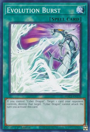 Evolution Burst (HAC1-EN170) - Hidden Arsenal: Chapter 1 1st Edition - Premium Yugioh Single from Konami - Just $0.25! Shop now at Game Crave Tournament Store
