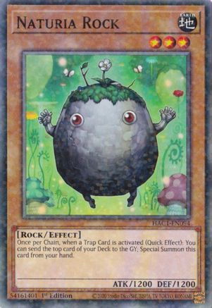 Naturia Rock (Duel Terminal) (HAC1-EN094) - Hidden Arsenal: Chapter 1 1st Edition - Premium Yugioh Single from Konami - Just $0.25! Shop now at Game Crave Tournament Store