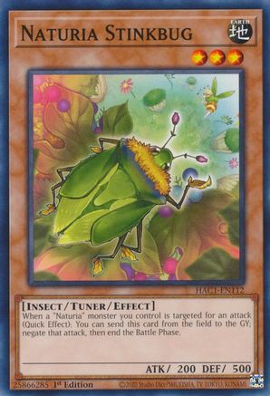 Naturia Stinkbug (HAC1-EN112) - Hidden Arsenal: Chapter 1 1st Edition - Premium Yugioh Single from Konami - Just $0.26! Shop now at Game Crave Tournament Store