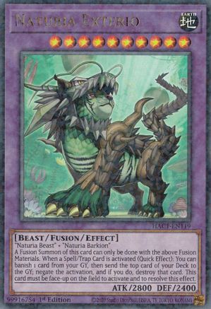 Naturia Exterio (Duel Terminal) (HAC1-EN119) - Hidden Arsenal: Chapter 1 1st Edition - Premium Yugioh Single from Konami - Just $0.26! Shop now at Game Crave Tournament Store