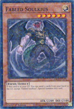 Fabled Soulkius (Duel Terminal) (HAC1-EN131) - Hidden Arsenal: Chapter 1 1st Edition - Premium Yugioh Single from Konami - Just $0.27! Shop now at Game Crave Tournament Store