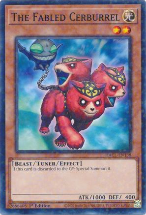 The Fabled Cerburrel (Duel Terminal) (HAC1-EN138) - Hidden Arsenal: Chapter 1 1st Edition - Premium Yugioh Single from Konami - Just $0.40! Shop now at Game Crave Tournament Store