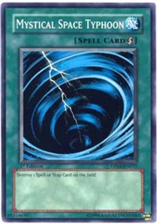 Mystical Space Typhoon (DP04-EN015) - Duelist Pack 4: Zane Truesdale Unlimited - Premium Yugioh Single from Konami - Just $0.25! Shop now at Game Crave Tournament Store