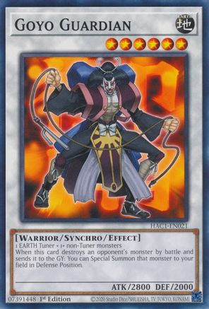 Goyo Guardian (HAC1-EN021) - Hidden Arsenal: Chapter 1 1st Edition - Premium Yugioh Single from Konami - Just $0.52! Shop now at Game Crave Tournament Store