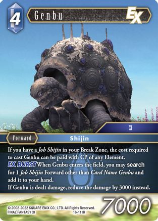 Genbu EX (EMISSARIES OF LIGHT) Foil - Premium Final Fantasy Single from Emissaries of Light - Just $0.47! Shop now at Game Crave Tournament Store