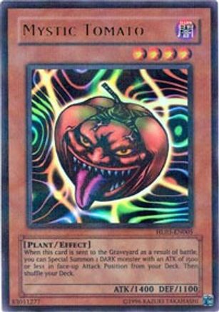 Mystic Tomato (HL03-EN005) - Hobby League 3 Limited - Premium Yugioh Single from Konami - Just $8.46! Shop now at Game Crave Tournament Store