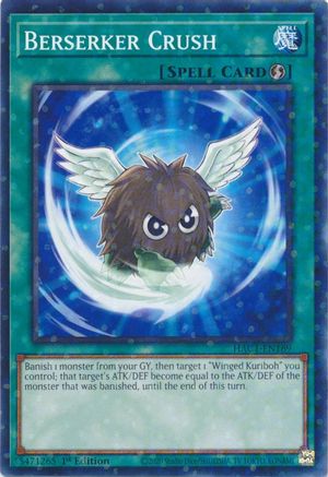 Berserker Crush (Duel Terminal) (HAC1-EN169) - Hidden Arsenal: Chapter 1 1st Edition - Premium Yugioh Single from Konami - Just $0.25! Shop now at Game Crave Tournament Store