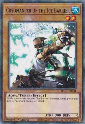 Cryomancer of the Ice Barrier (Duel Terminal) (HAC1-EN031) - Hidden Arsenal: Chapter 1 1st Edition - Premium Yugioh Single from Konami - Just $0.23! Shop now at Game Crave Tournament Store