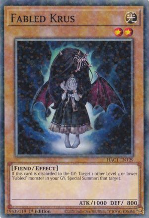 Fabled Krus (Duel Terminal) (HAC1-EN129) - Hidden Arsenal: Chapter 1 1st Edition - Premium Yugioh Single from Konami - Just $0.41! Shop now at Game Crave Tournament Store
