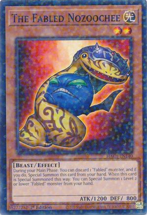The Fabled Nozoochee (Duel Terminal) (HAC1-EN140) - Hidden Arsenal: Chapter 1 1st Edition - Premium Yugioh Single from Konami - Just $0.27! Shop now at Game Crave Tournament Store