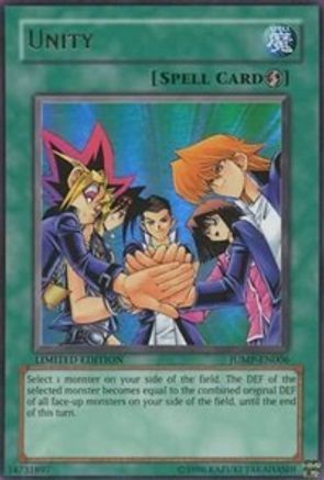 Unity (JUMP-EN006) - Shonen Jump Magazine Promos Limited - Premium Yugioh Single from Konami - Just $6.30! Shop now at Game Crave Tournament Store
