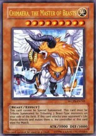 Chimaera, the Master of Beasts (WCPS-EN701) - World Championship Series Limited - Premium Yugioh Single from Konami - Just $480! Shop now at Game Crave Tournament Store