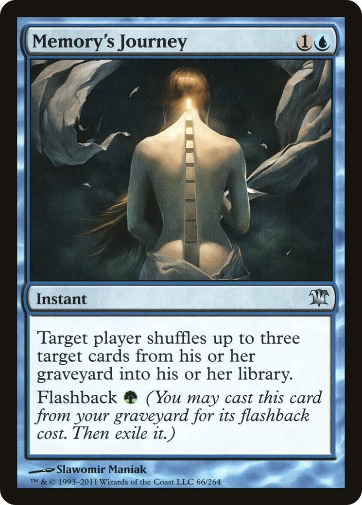 Memory's Journey (ISD-066) - Innistrad - Premium MTG Single from Wizards of the Coast - Just $0.13! Shop now at Game Crave Tournament Store