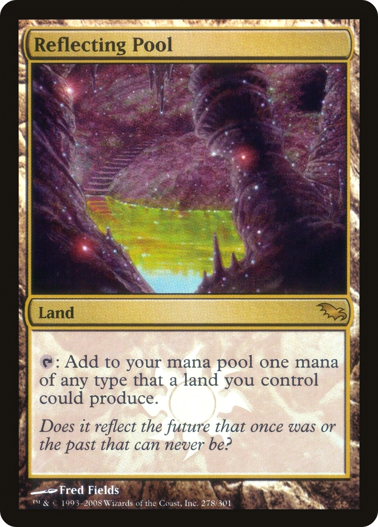 Reflecting Pool (SHM-278★) - Shadowmoor Foil - Premium MTG Single from Wizards of the Coast - Just $39.24! Shop now at Game Crave Tournament Store