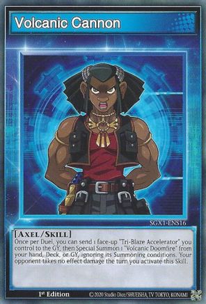 Volcanic Cannon (SGX1-ENS16) - Speed Duel GX: Duel Academy Box 1st Edition - Premium Yugioh Single from Konami - Just $0.25! Shop now at Game Crave Tournament Store