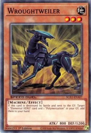 Wroughtweiler (SGX1-ENA07) - Speed Duel GX: Duel Academy Box 1st Edition - Premium Yugioh Single from Konami - Just $0.25! Shop now at Game Crave Tournament Store