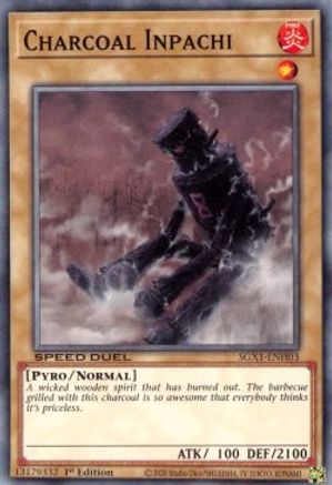 Charcoal Inpachi (SGX1-ENH03) - Speed Duel GX: Duel Academy Box 1st Edition - Premium Yugioh Single from Konami - Just $0.25! Shop now at Game Crave Tournament Store
