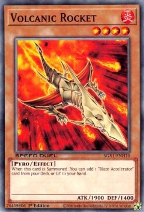 Volcanic Rocket (SGX1-ENH10) - Speed Duel GX: Duel Academy Box 1st Edition - Premium Yugioh Single from Konami - Just $0.25! Shop now at Game Crave Tournament Store