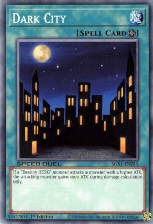 Dark City (SGX1-ENB13) - Speed Duel GX: Duel Academy Box 1st Edition - Premium Yugioh Single from Konami - Just $0.25! Shop now at Game Crave Tournament Store