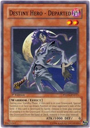 Destiny Hero - Departed (PTDN-EN015) - Phantom Darkness 1st Edition - Premium Yugioh Single from Konami - Just $0.08! Shop now at Game Crave Tournament Store