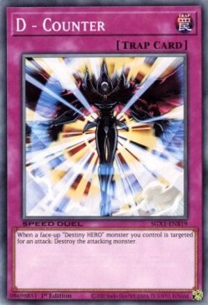 D - Counter (SGX1-ENB19) - Speed Duel GX: Duel Academy Box 1st Edition - Premium Yugioh Single from Konami - Just $0.25! Shop now at Game Crave Tournament Store