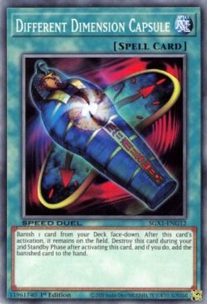 Different Dimension Capsule (SGX1-ENG12) - Speed Duel GX: Duel Academy Box 1st Edition - Premium Yugioh Single from Konami - Just $0.25! Shop now at Game Crave Tournament Store