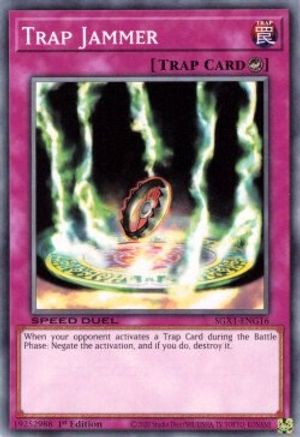 Trap Jammer (SGX1-ENG16) - Speed Duel GX: Duel Academy Box 1st Edition - Premium Yugioh Single from Konami - Just $0.25! Shop now at Game Crave Tournament Store