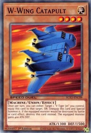 W-Wing Catapult (SGX1-ENC09) - Speed Duel GX: Duel Academy Box 1st Edition - Premium Yugioh Single from Konami - Just $0.25! Shop now at Game Crave Tournament Store