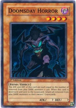 Doomsday Horror (PTDN-EN022) - Phantom Darkness Unlimited - Premium Yugioh Single from Konami - Just $0.25! Shop now at Game Crave Tournament Store