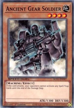 Ancient Gear Soldier (SGX1-END07) - Speed Duel GX: Duel Academy Box 1st Edition - Premium Yugioh Single from Konami - Just $0.25! Shop now at Game Crave Tournament Store