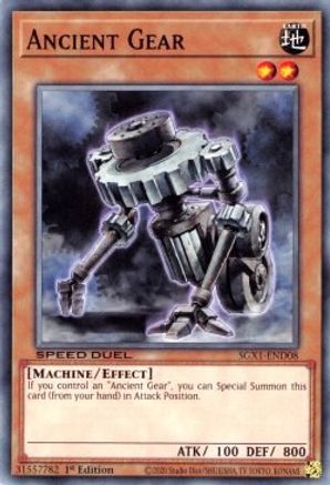Ancient Gear (SGX1-END08) - Speed Duel GX: Duel Academy Box 1st Edition - Premium Yugioh Single from Konami - Just $0.25! Shop now at Game Crave Tournament Store
