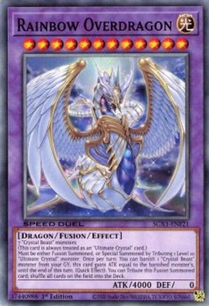 Rainbow Overdragon (SGX1-ENF21) - Speed Duel GX: Duel Academy Box 1st Edition - Premium Yugioh Single from Konami - Just $0.25! Shop now at Game Crave Tournament Store