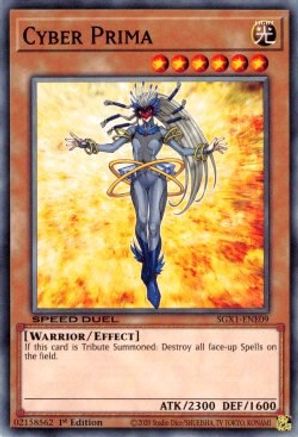 Cyber Prima (SGX1-ENE09) - Speed Duel GX: Duel Academy Box 1st Edition - Premium Yugioh Single from Konami - Just $0.25! Shop now at Game Crave Tournament Store