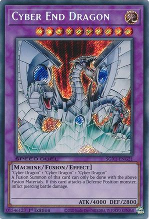 Game Crave Tournament Store - Cyber End Dragon (Secret Rare) (SGX1-ENG21) - Speed Duel GX: Duel Academy Box 1st Edition Game Crave Tournament Store - Cyber End Dragon (Secret Rare) (SGX1-ENG21) - Speed Duel GX: Duel Academy Box 1st Edition