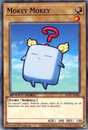 Mokey Mokey (SGX1-ENI03) - Speed Duel GX: Duel Academy Box 1st Edition - Premium Yugioh Single from Konami - Just $0.26! Shop now at Game Crave Tournament Store