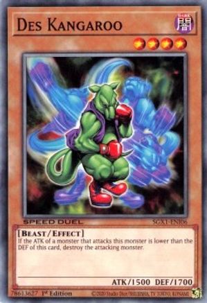 Des Kangaroo (SGX1-ENI06) - Speed Duel GX: Duel Academy Box 1st Edition - Premium Yugioh Single from Konami - Just $0.25! Shop now at Game Crave Tournament Store
