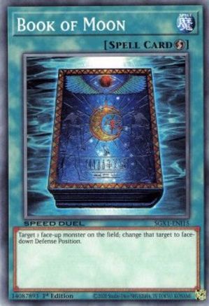 Book of Moon (SGX1-ENI15) - Speed Duel GX: Duel Academy Box 1st Edition - Premium Yugioh Single from Konami - Just $0.25! Shop now at Game Crave Tournament Store