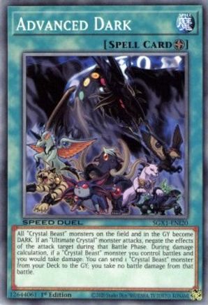 Advanced Dark (SGX1-ENI20) - Speed Duel GX: Duel Academy Box 1st Edition - Premium Yugioh Single from Konami - Just $0.25! Shop now at Game Crave Tournament Store