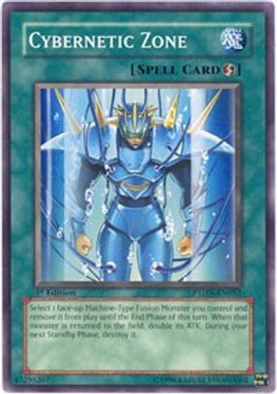 Cybernetic Zone (PTDN-EN052) - Phantom Darkness 1st Edition - Premium Yugioh Single from Konami - Just $0.26! Shop now at Game Crave Tournament Store