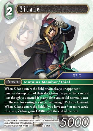 Zidane (EMISSARIES OF LIGHT) Foil - Premium Final Fantasy Single from Emissaries of Light - Just $2.89! Shop now at Game Crave Tournament Store