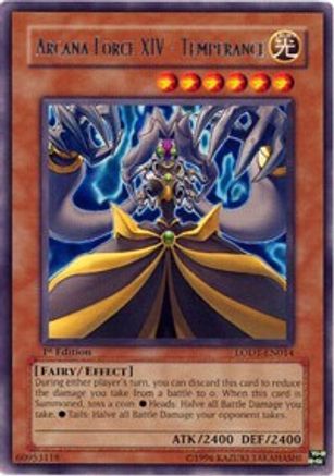 Arcana Force XIV - Temperance (LODT-EN014) - Light of Destruction 1st Edition - Premium Yugioh Single from Konami - Just $1.06! Shop now at Game Crave Tournament Store