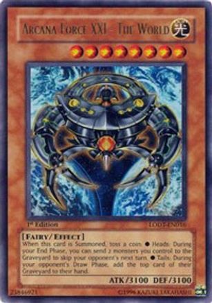 Arcana Force XXI - The World (LODT-EN016) - Light of Destruction Unlimited - Premium Yugioh Single from Konami - Just $2.84! Shop now at Game Crave Tournament Store
