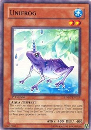Unifrog (LODT-EN029) - Light of Destruction Unlimited - Premium Yugioh Single from Konami - Just $0.33! Shop now at Game Crave Tournament Store
